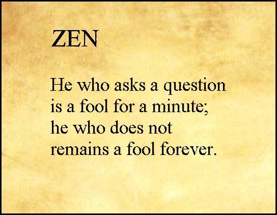 Zen and theart of pursuing the truth